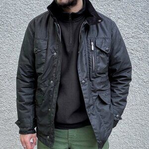 OLIVE ~ BARBOUR SAPPER WAX Jacket MSRP $485 Rugged + Sophisticated